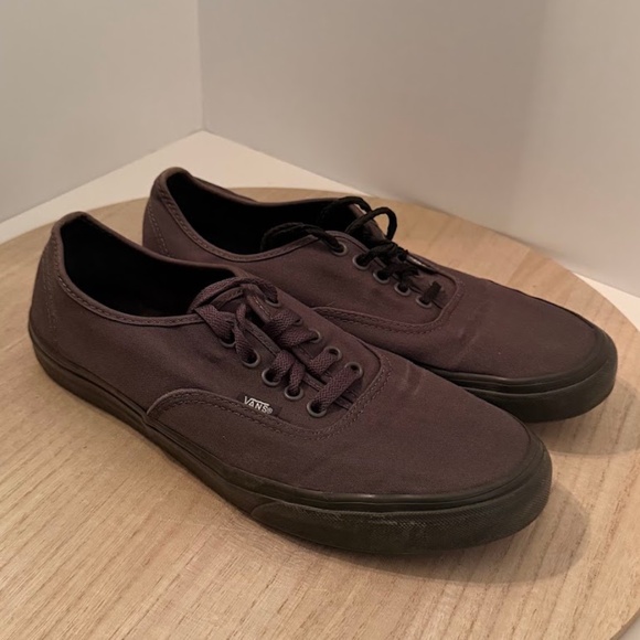 vans Other - Vans Authentic Low Top Canvas Sneakers Black Men’s Size 11 Skate Casual Shoes